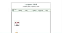 Desktop Screenshot of manesandtails.com